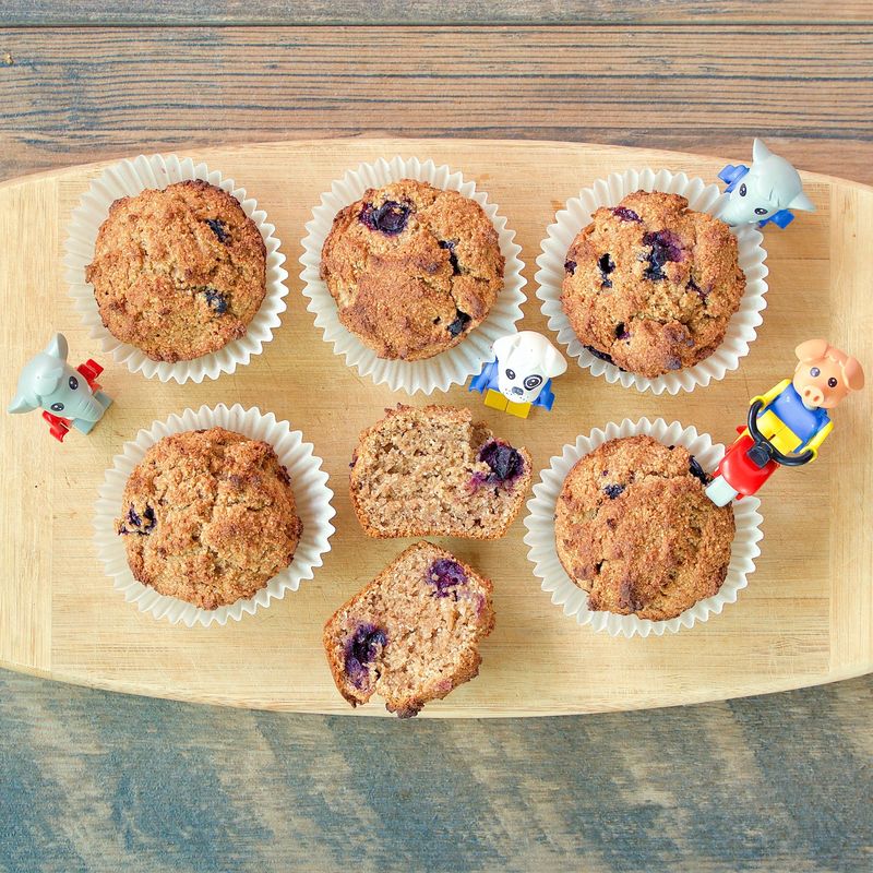 Blueberry Banana Muffins